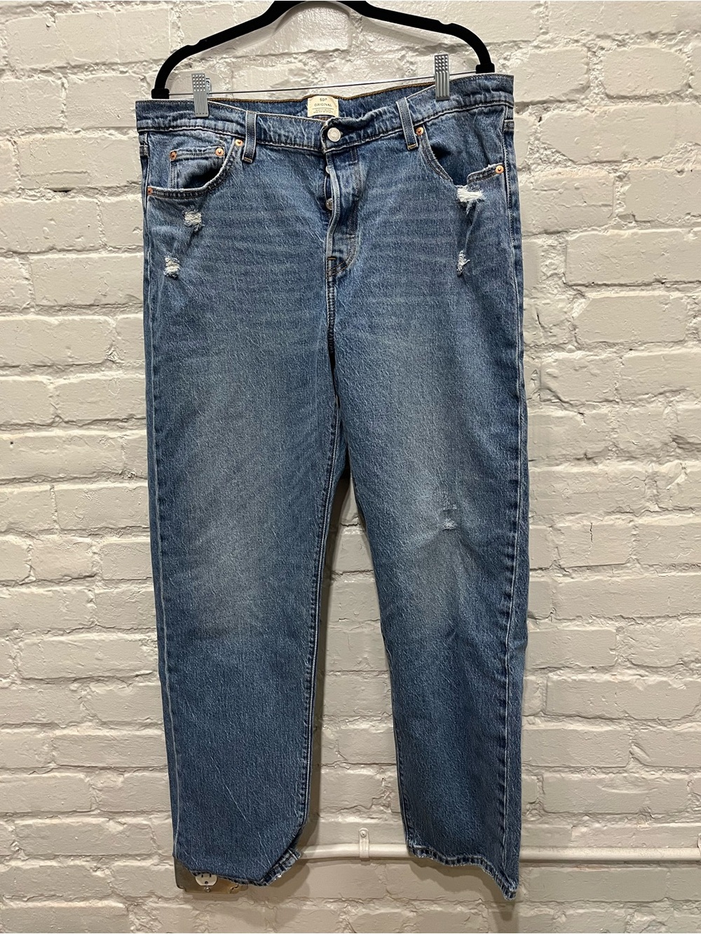 MOVING SALE! Levi 501 distressed jeans